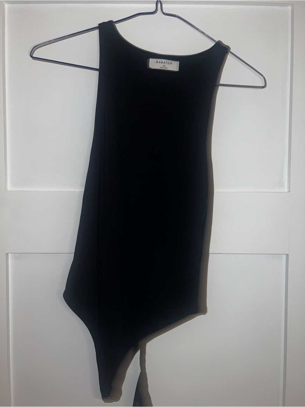 Aritzia Babaton Sleeveless Black One-Piece Bodysuit